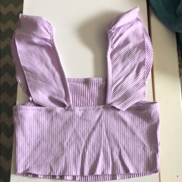 Zara Butterfly Crop Top - Picture 2 of 3